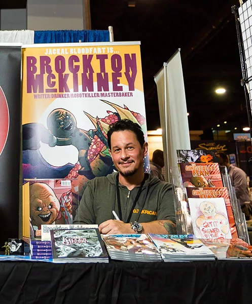 Brockton McKinney will be at Charlotte Comicon on Aug. 7. (Photo by Patrick Sun)