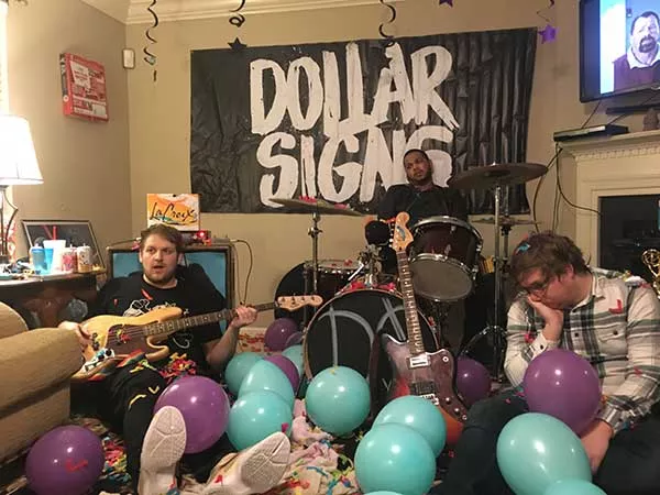 Dollar Signs (from left): Dylan Wachman, Arion Chamberlain and Erik Button.