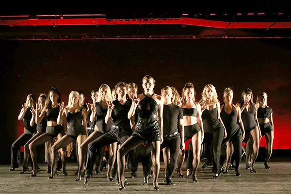 Broadways Dreams performers strut their stuff in Charlotte in 2016.