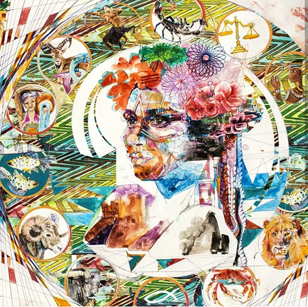 Georgie Nakima’s “Zodiac” served as inspiration for a salad that will be served at Sunday night’s Feast Your Eyes event.