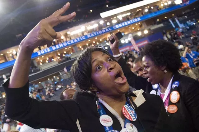 DNC in photos: Michelle Obama, happy delegates, more