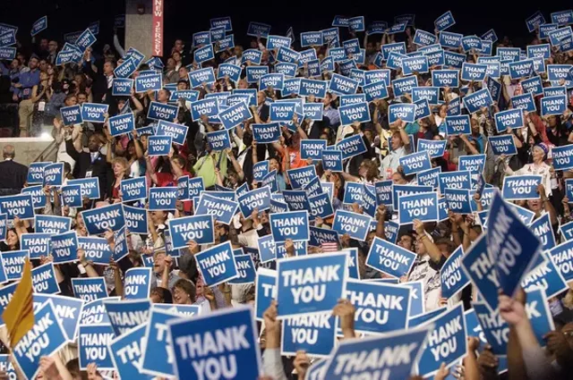 DNC in photos: Slut pins, Barack Obama, more