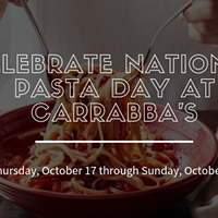 Bite Into $10 Pasta for National Pasta Day at Carrabba's Italian Grill