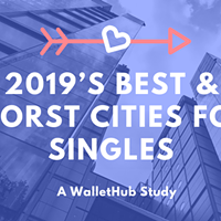 2019’s Best & Worst Cities for Singles – WalletHub Study